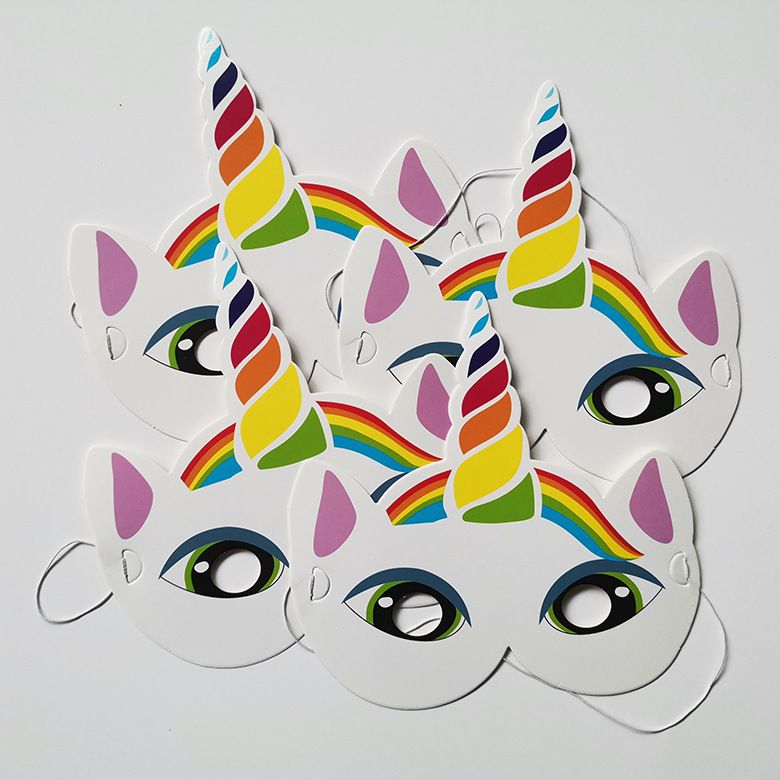 Party Paper Masks For Children