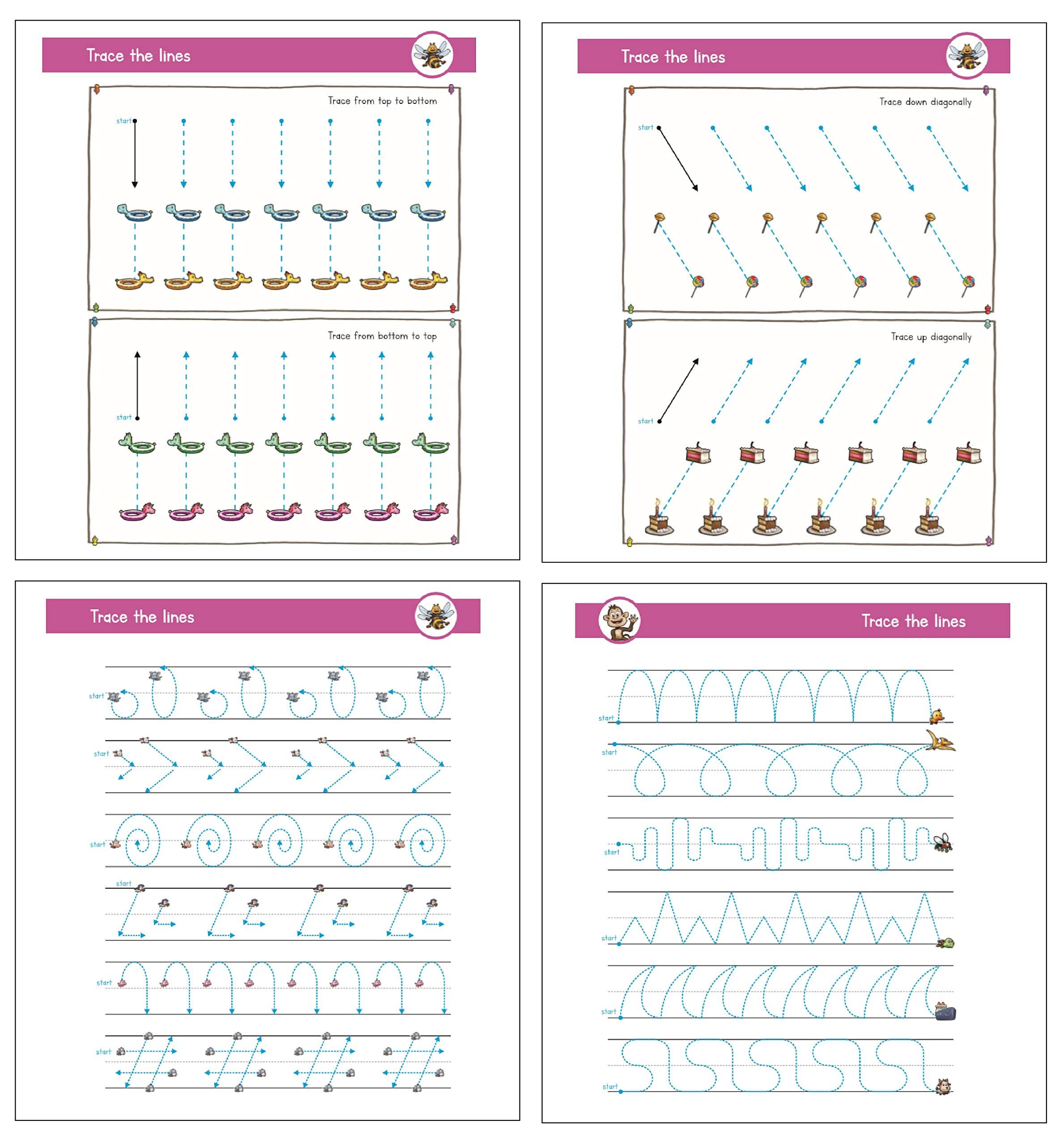 WIPE-CLEAN Number Tracing Book For Children