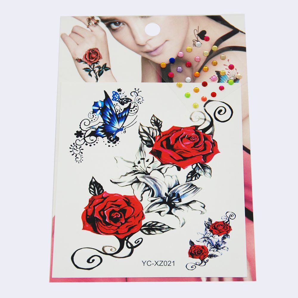 Safe and non-toxic Temporary Tattoo Stickers for body decoration
