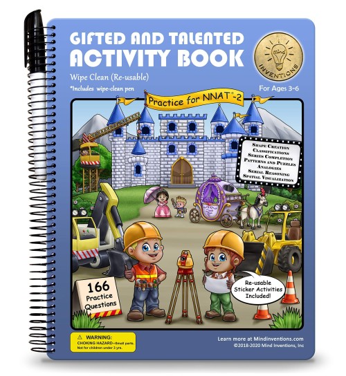Activity Spiral Book for Children Ages 3-6