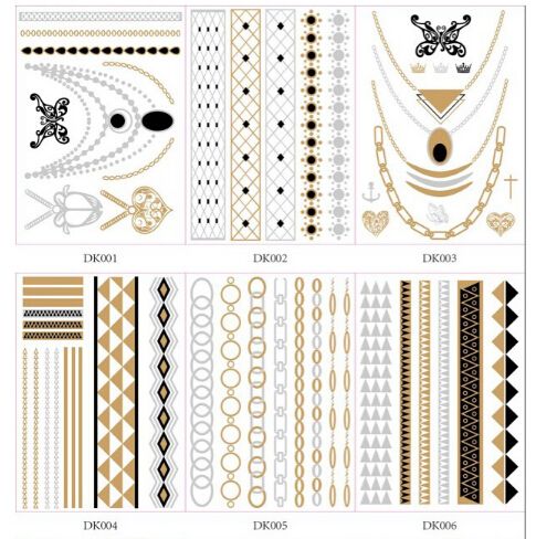 Metallic Temporary Tattoos