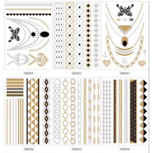 Metallic Temporary Tattoos