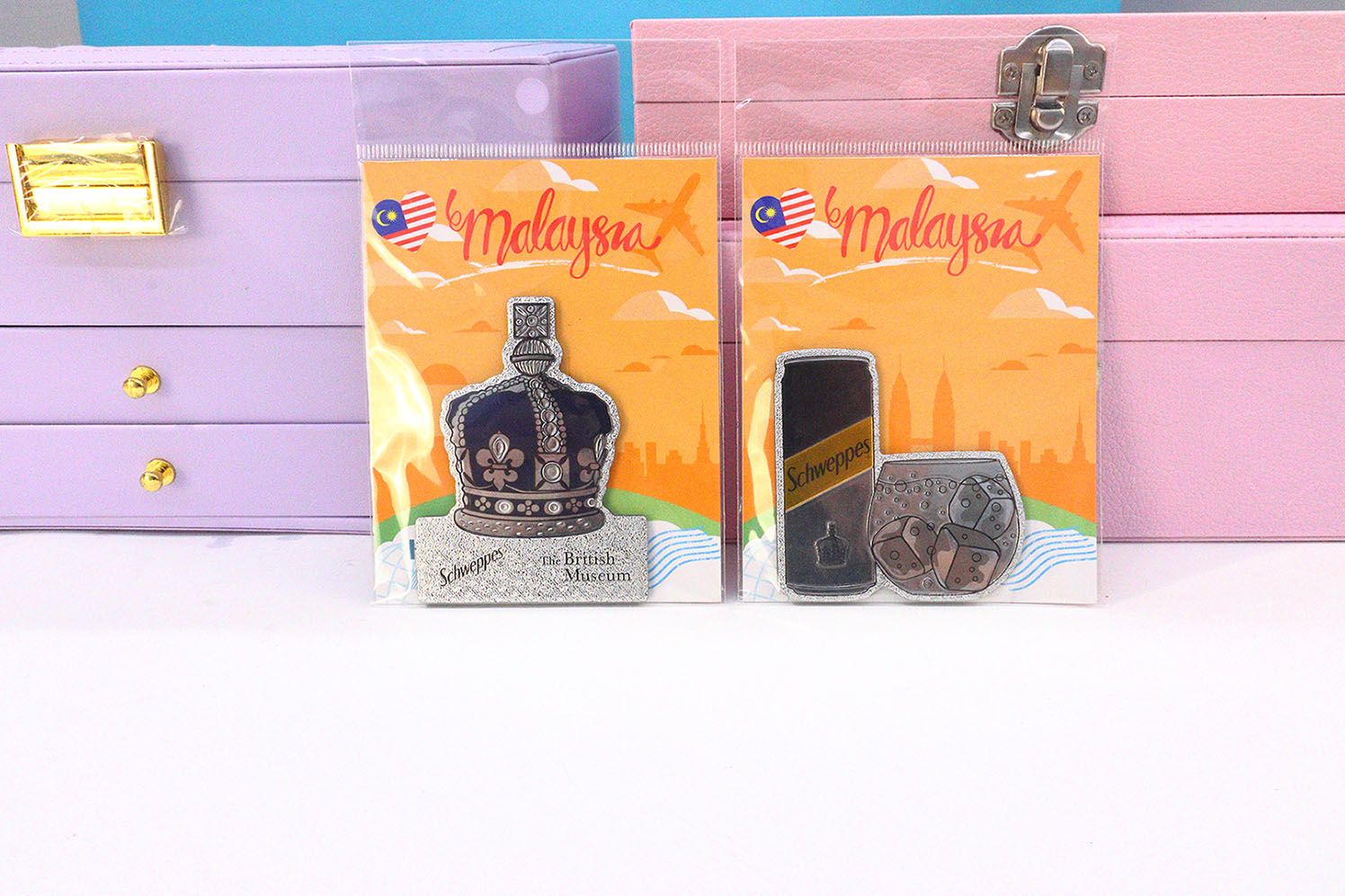 Engraved Foil Fridge Magnet