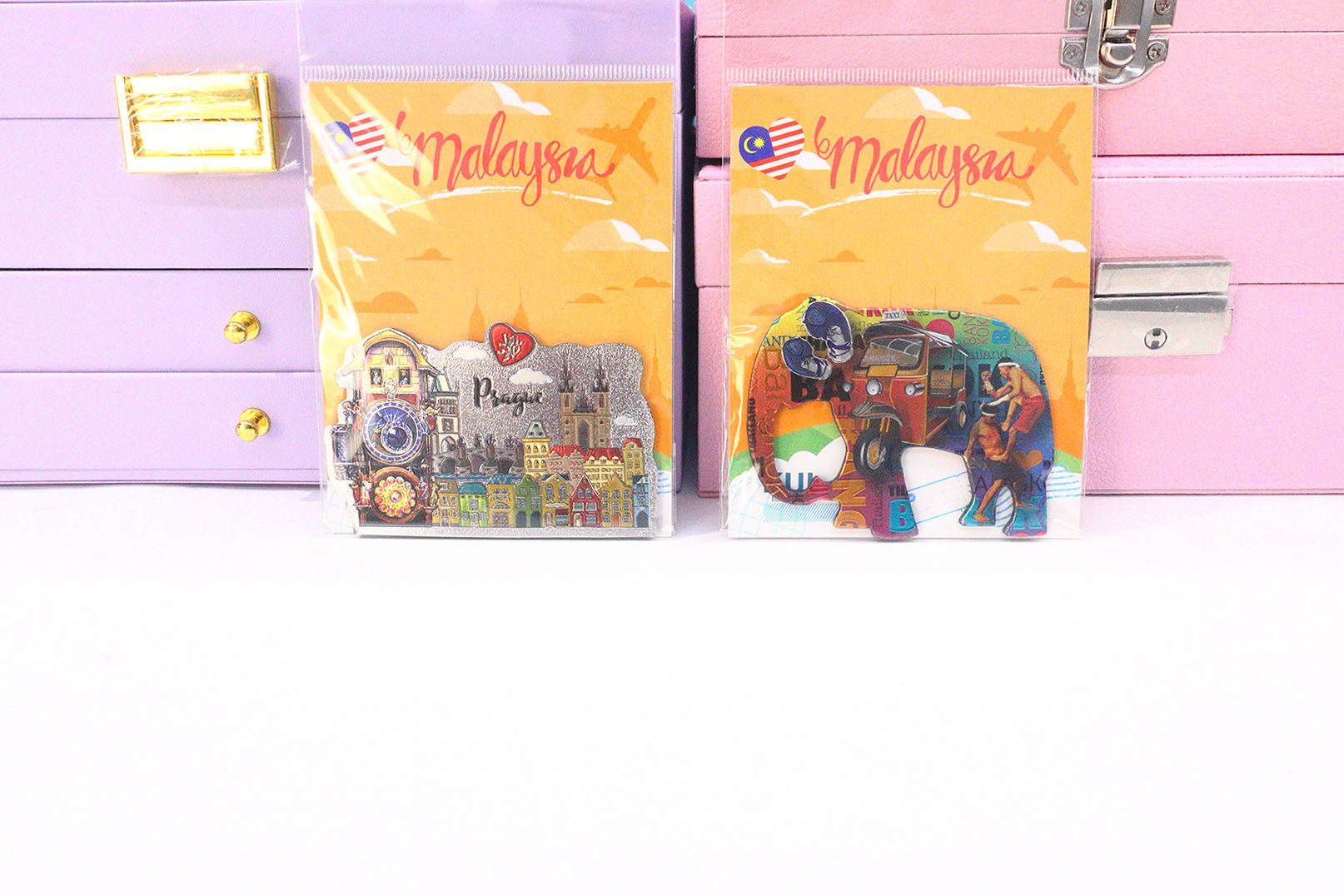 Engraved Foil Fridge Magnet