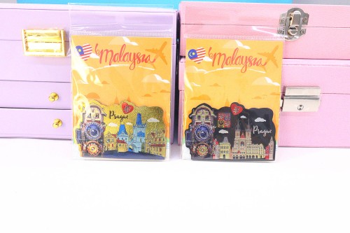 Engraved Foil Fridge Magnet