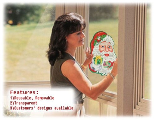Window Cling For Christmas Day