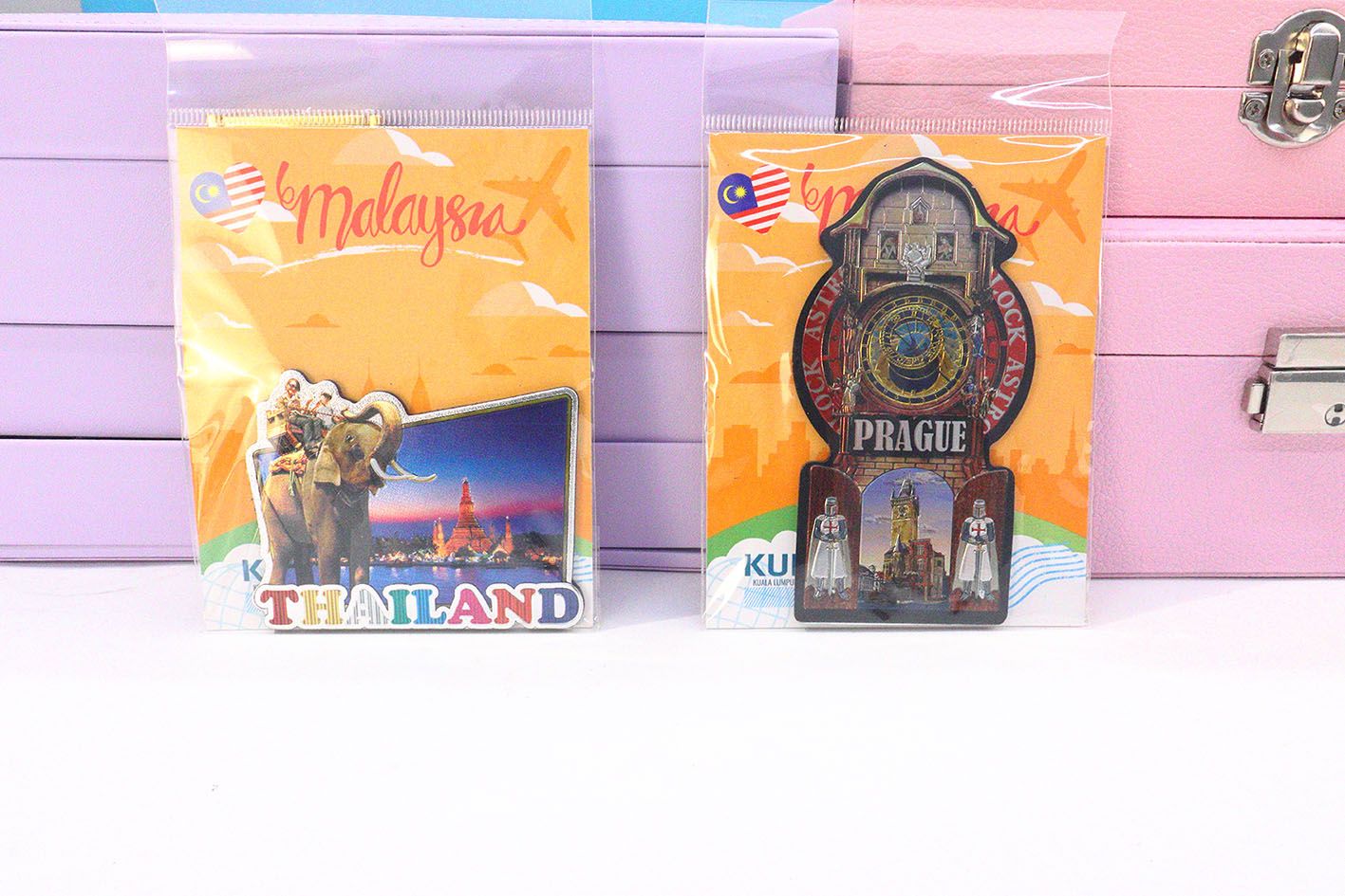 Engraved Foil Fridge Magnet