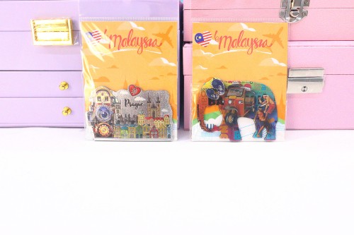 Engraved Foil Fridge Magnet