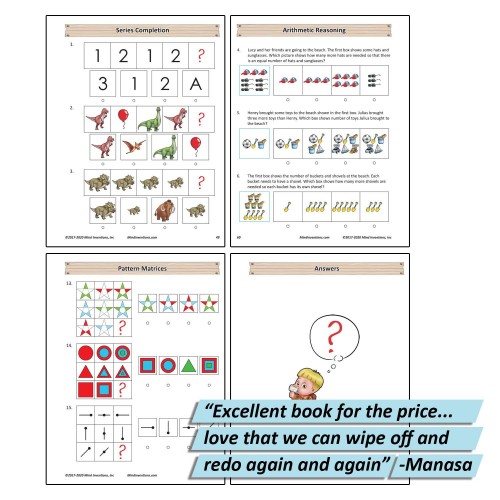 Activity Spiral Book for Children Ages 3-6