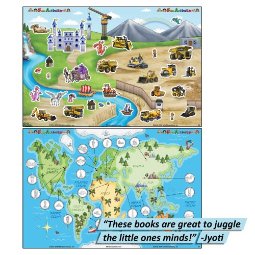 Activity Spiral Book for Children Ages 3-6