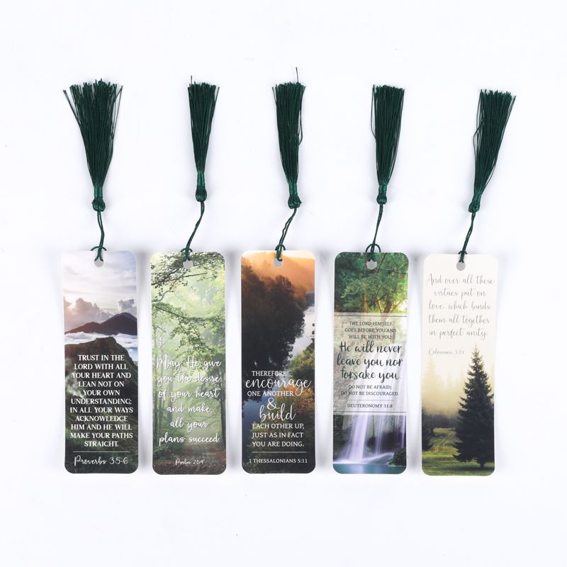 Paper Bookmarks With Tassels