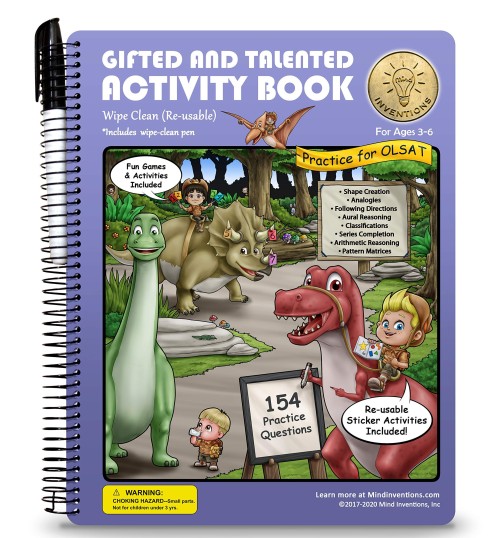Activity Spiral Book for Children Ages 3-6