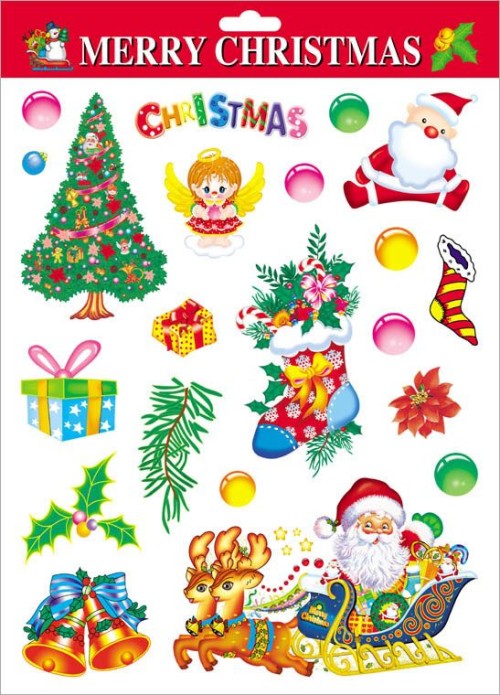 Christmas Day Window Cling