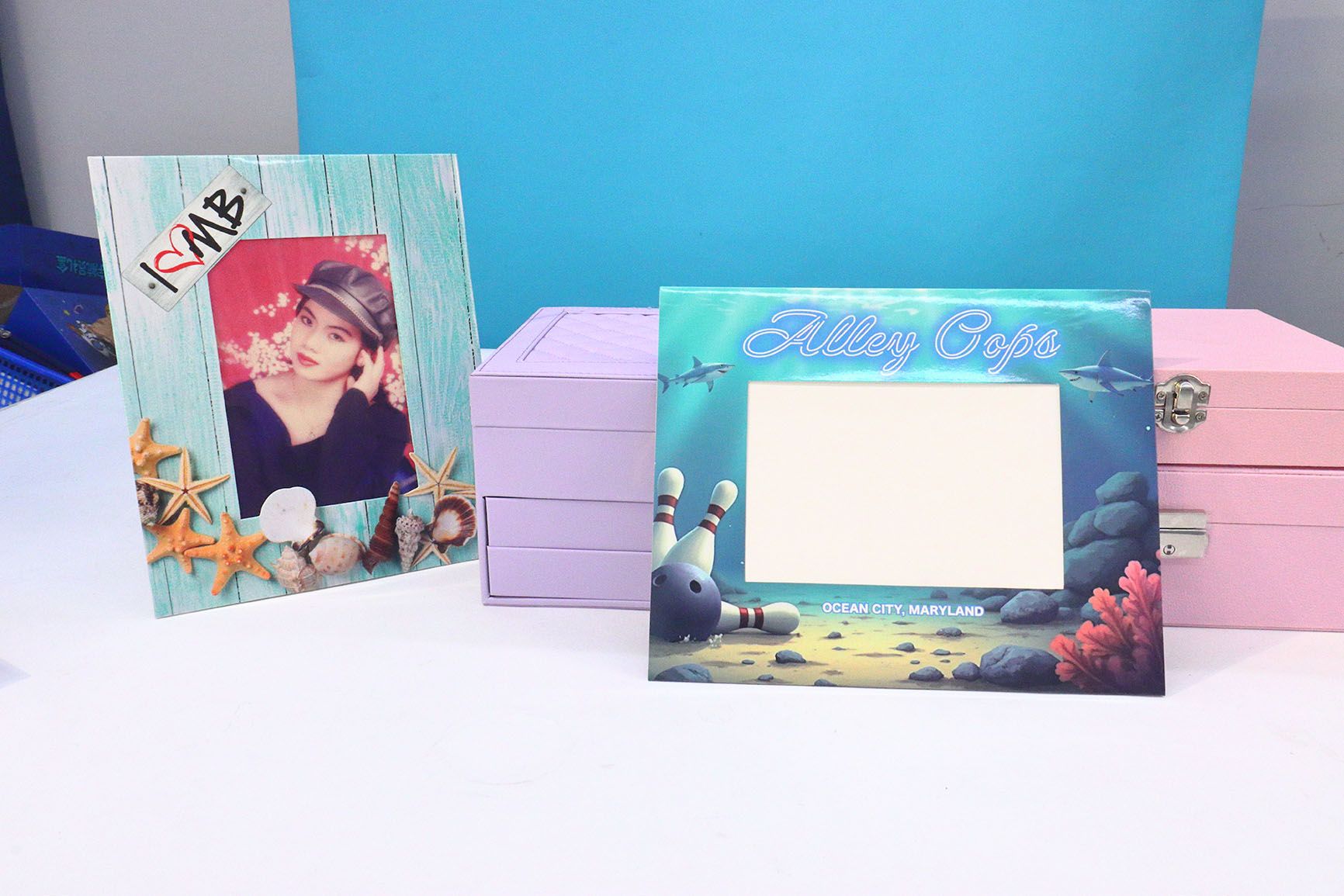 Paper Photo Frame with easel