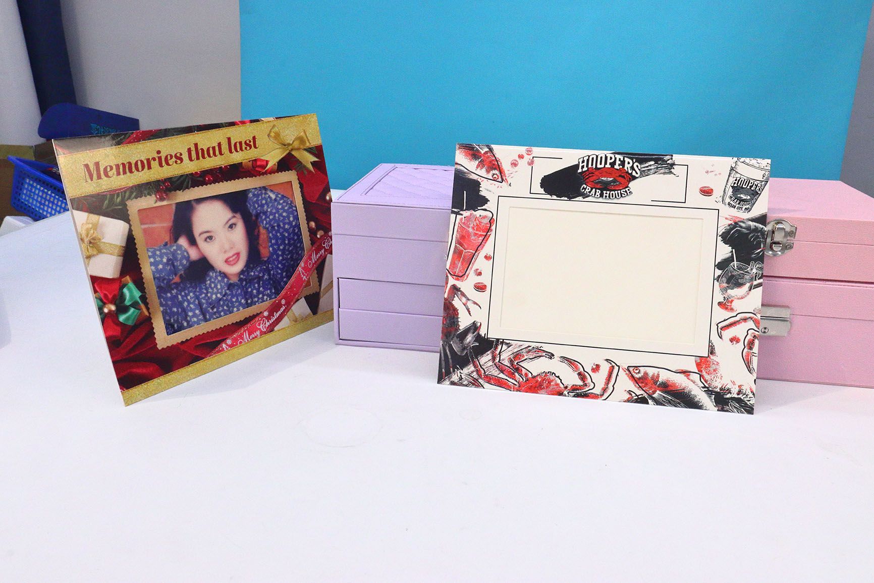 Paper Photo Frame with easel
