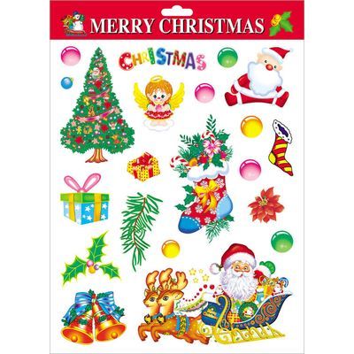 Window Decoration Sticker For Christmas Day
