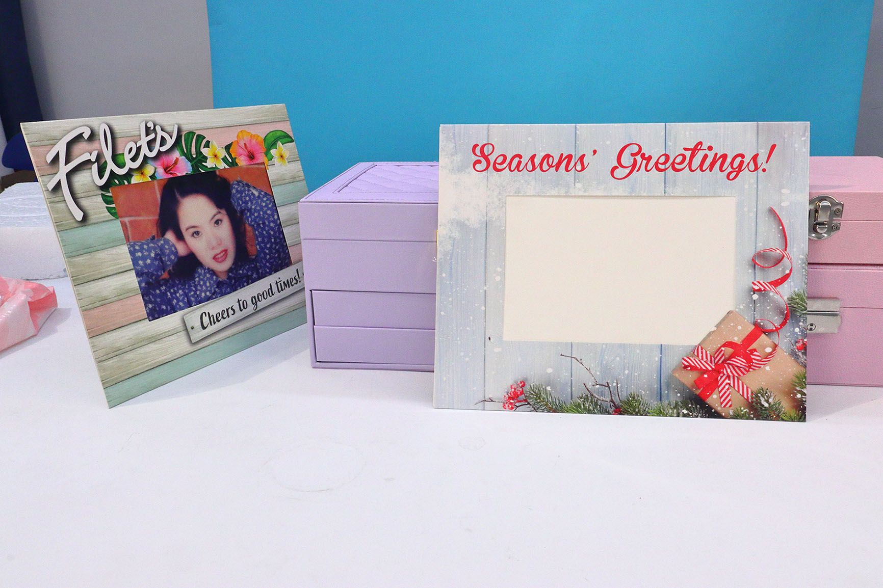 Paper Photo Frame with easel