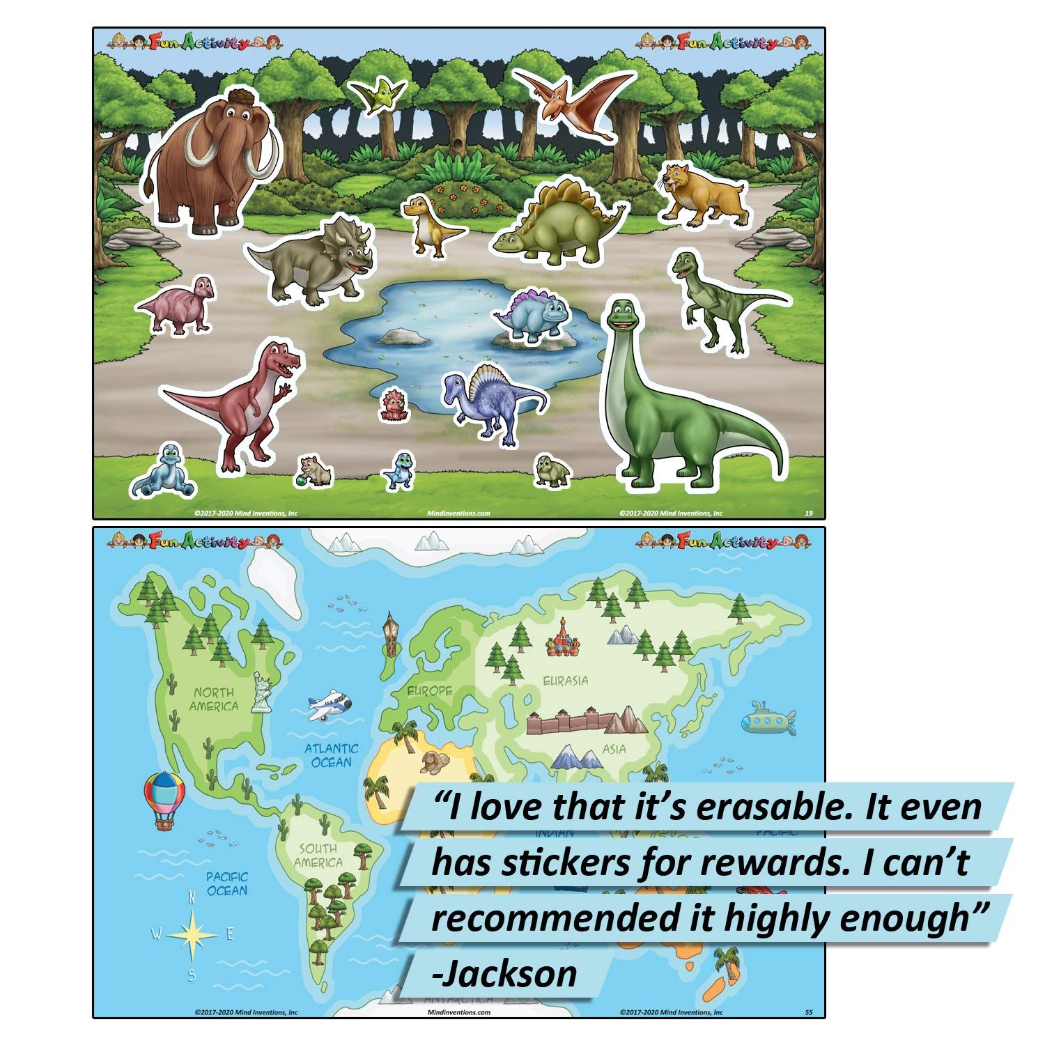 Activity Spiral Book for Children Ages 3-6