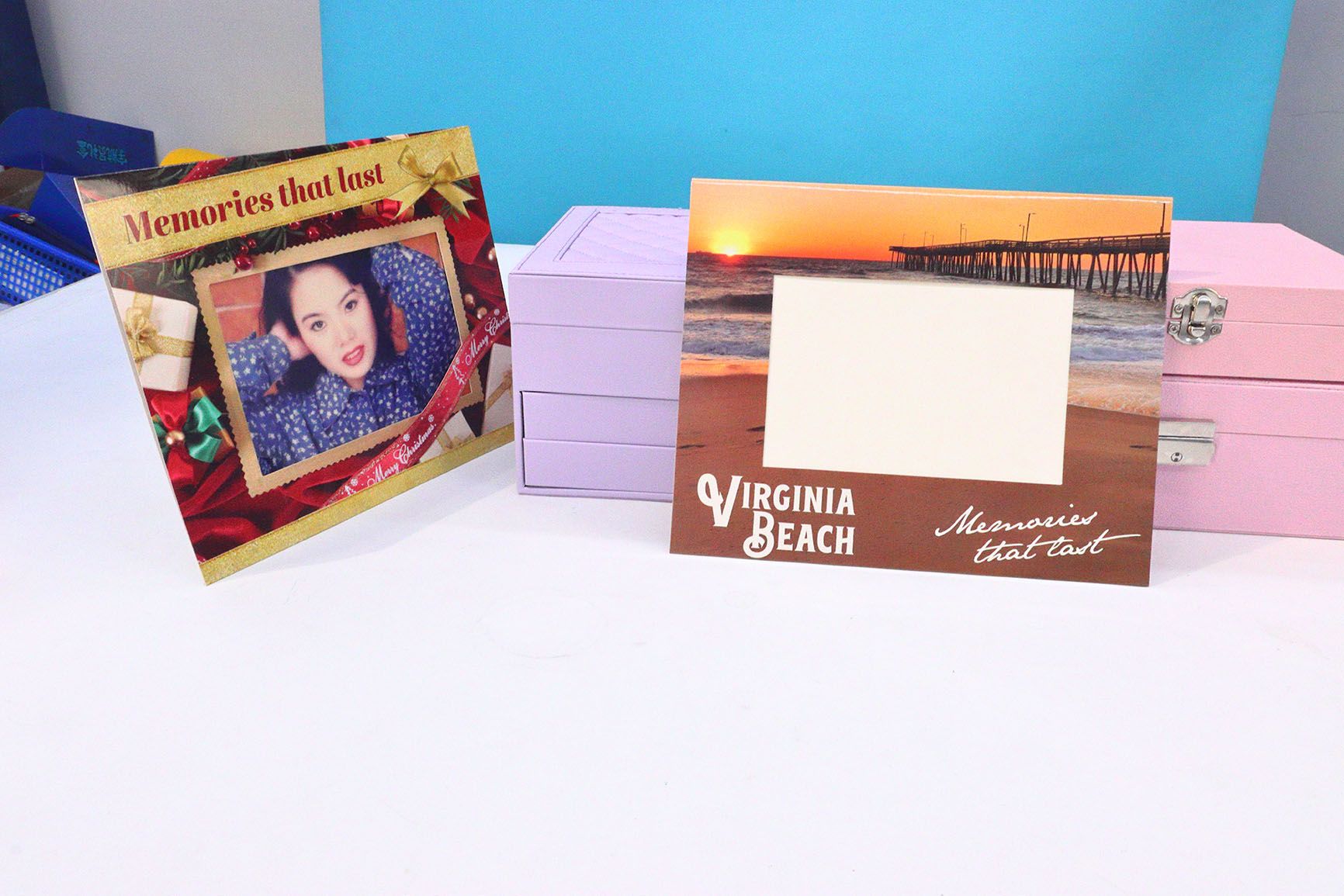 Paper Photo Frame with easel